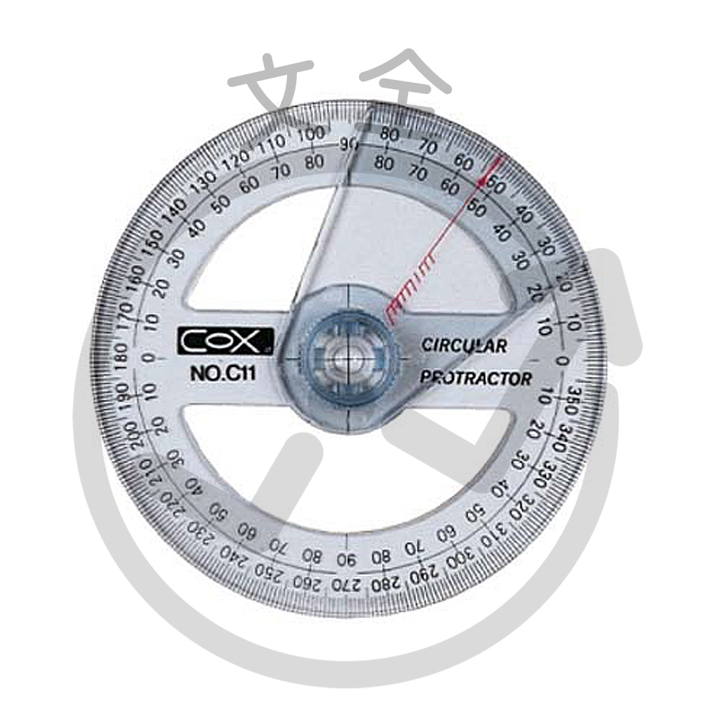 COX三燕興業 10cm可旋轉式圓型尺