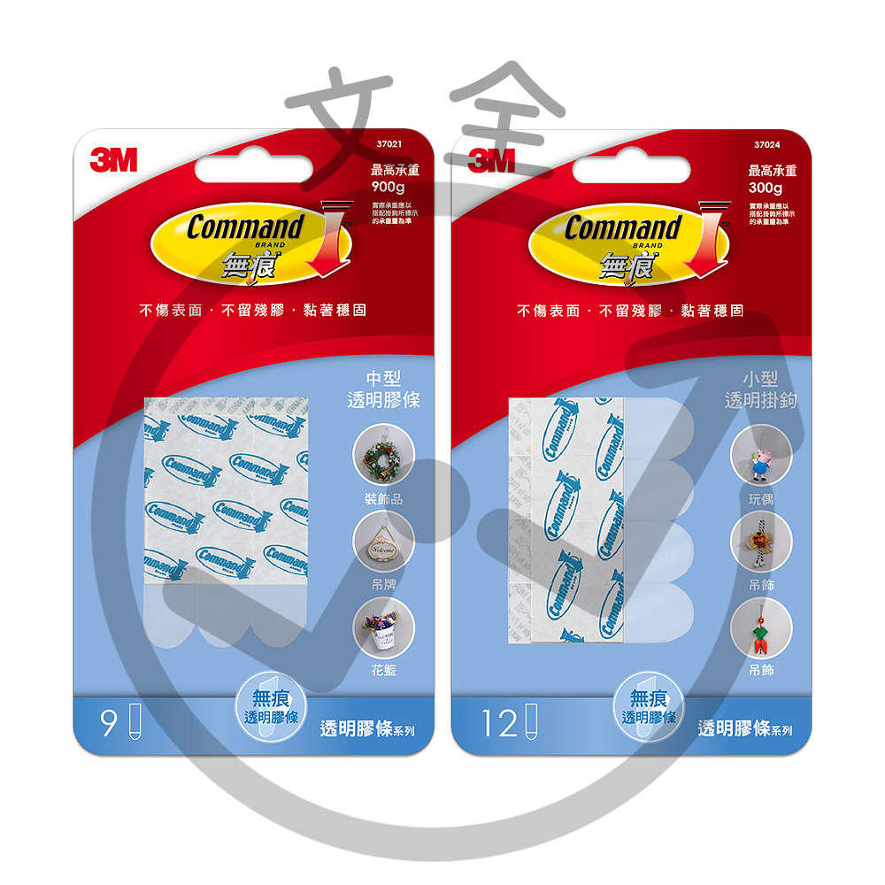 3M 透明無痕膠條